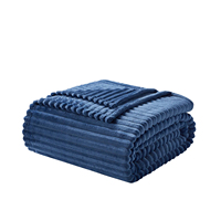 Plaid en flanelle polaire douce et confortable surdimensionné personnalisé pour lit et canapé