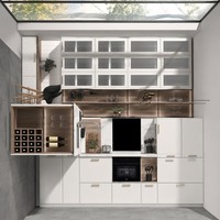 Meubles sur mesure pour toute la maison FONTAINEBLEU |   Cadre de bordure de 10 mm |   Poignée en cuivre bronze |   Noix d'ivoire blanches |   Conception 3D Gratuite pour Sols