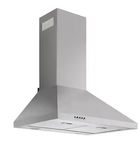 600mm pyramid Stainless steel Range Hood Kitchen Smoke Exhaust hood chimney hood