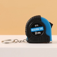 Cinta Métrica Retráctil Personalizada con Logotipo, Llavero, Mini Cinta Métrica, Regalo Promocional para Eventos Corporativos y Aniversarios, Venta al Por Mayor