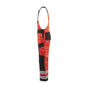 BLAKLADER - 266018115599C44 Pantalones con pechera de alta visibilidad Rojo/Negro-EAN 7330509773352 ROPA DE TRABAJO DE 2017 - Product Image 4