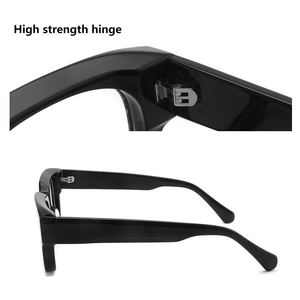 2025 Design italien épais acétate belles lunettes anti-lumière bleue lunettes optiques cadre lunettes lunettes - Product Image 3