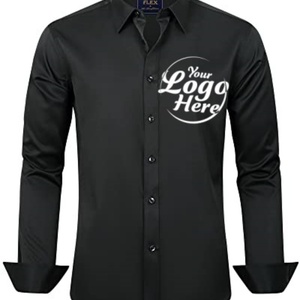Camisetas de Manga Corta para Hombre, Estampadas, 100% Algodón, Elásticas, Sin Arrugas, Estilo Casual de Negocios, con Botones, Venta al Por Mayor - Product Image 6