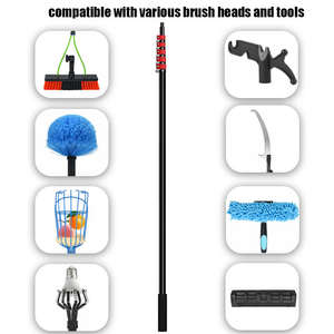 32Ft télescopique alimenté en eau brosse de nettoyage 65 Ft tuyau panneau solaire fenêtre verre voiture pont nettoyant nettoyeur haute pression nettoyage - Product Image 6