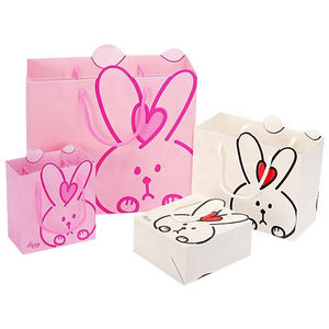 Bolsa de Compras de Papel Kraft de Lujo Reutilizable de 80-150 g/m², Bolsa de Papel Ecológica con Asas de Papel, Tamaño Personalizado, con Impresión Laminada - Product Image 4