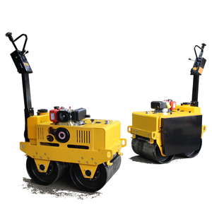 CE 600KG Diesel/Benzin Doppeltrommel Vibrationswalze Straßenwalze mit Kama-Motor FEIHU Marke - Product Image 3