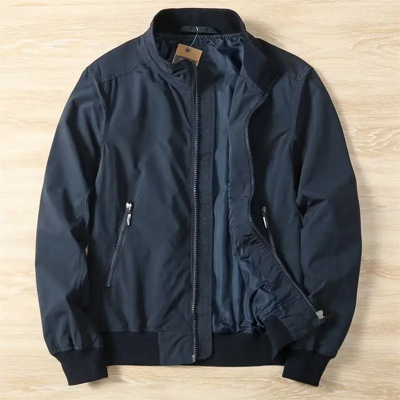 Jaqueta de homem personalizada OEM para homens, jaqueta bomber de vôo bordada, ropa de Hombre