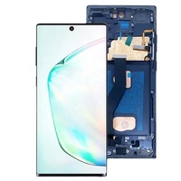 Écran LCD OLED d'origine avec cadre pour Samsung Galaxy Note 10 Plus N975 N9750, téléphone compatible avec cadre