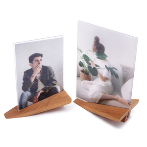 Cadre Photo magnétique moderne en bois, pour Photo, personnalisé, noir - Product Image 1