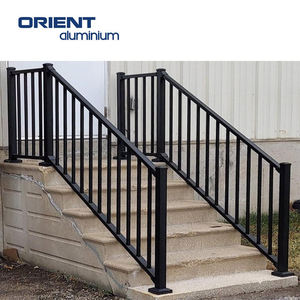 Diseño moderno <span class=keywords><strong>Terraza</strong></span> Valla Casa Cubierta Escalera <span class=keywords><strong>de</strong></span> aluminio Balaustradas Escalera Balcón Pasamanos Barandilla - Product Image 4