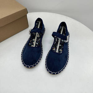 Scarpe Basse Espadrillas Mary Jane da <span class=keywords><strong>Donna</strong></span> in Simil Pelle Scamosciata, Casual con Cinturino, <span class=keywords><strong>Mocassini</strong></span> Colorati per Camminata Quotidiana - Product Image 5