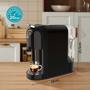 Venta caliente 1400W 20Bar bomba automática cápsula inteligente máquina <span class=keywords><strong>de</strong></span> café 4 en 1 máquina <span class=keywords><strong>de</strong></span> café Compatible - Product Image 4