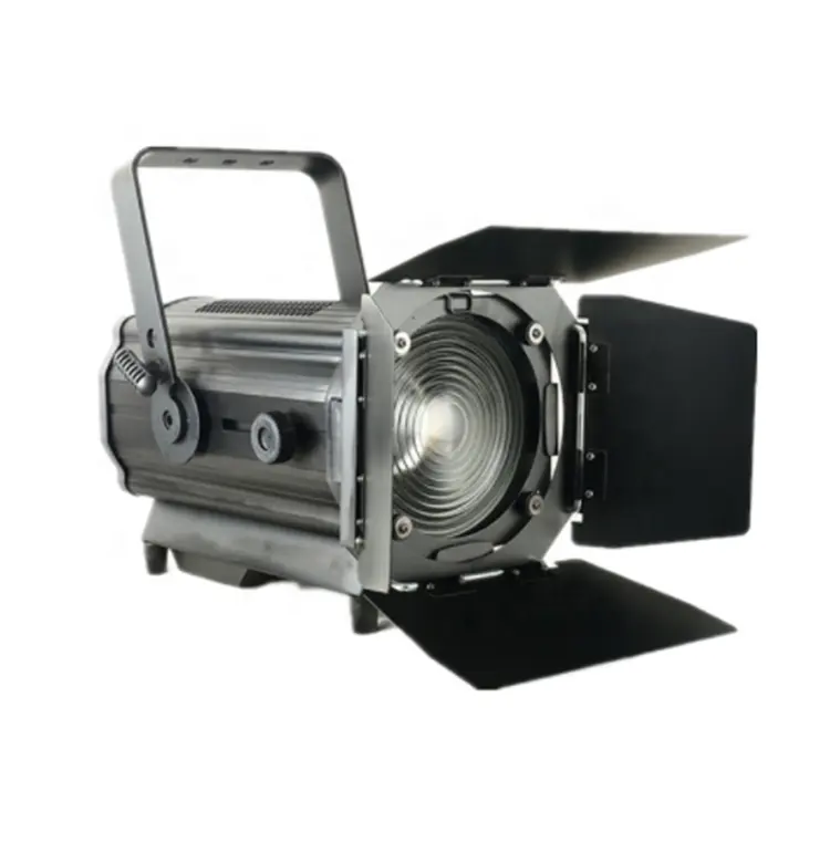 Camera TV Cob Led Spotlight 200ワットLed Bi Color dmx FresnelライトCRI90自動Zoom