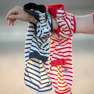 Qiqu Pet Shop Dog Summer <strong>Clothing</strong> Clothes Stripe <strong>Popper</strong> up Tee t Shirt Vest Dress for Whippets Italian Greyhound Sighthound - Product Image 4