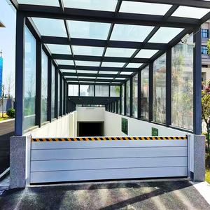 安全エッジアルミ製ドア用洪水防御壁**、滑らかな表面の家庭用防水ゲート、家族の保護のため - Product Image 6