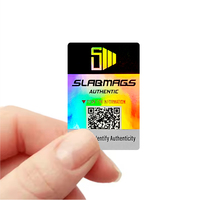 Étiquette holographique laser à code QR personnalisée anti-faux sceau de sceau autocollants d'hologramme de sécurité de vérification de marque