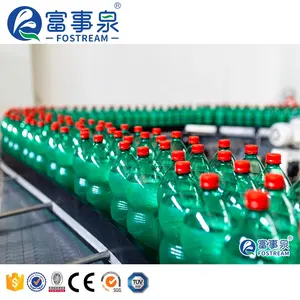 Full Set Automatic Complete Plastic PET Soft Drink Lemonade Bottling Line For Drinks