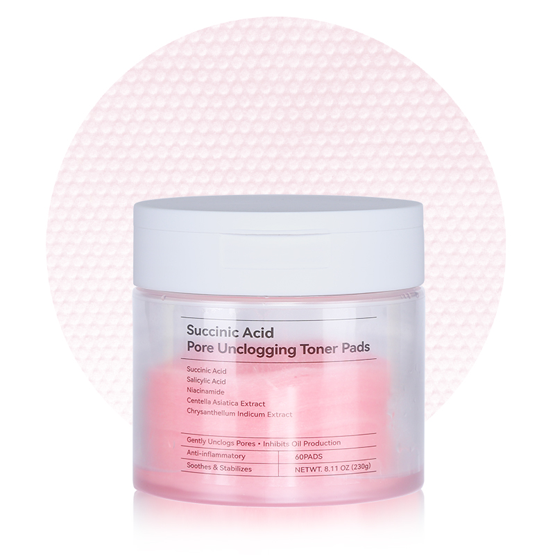 Succinic Acid Pore Unclogging Toner Pads