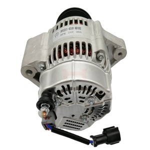 Alternador para Excavadora 600-861-3410 600-861-6410 101-211-4310 para Motores PC200-6 PC200-7 S6D102 - Product Image 1