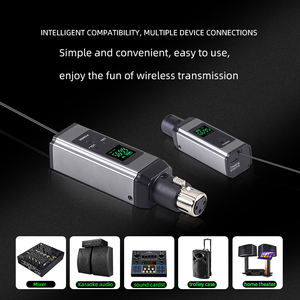 Micrófono de condensador con cable a lanzador de granadas de segmento en U inalámbrico mezclador de audio tarjeta de sonido transceptor de metal inalámbrico - Product Image 3