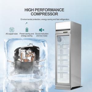 Réfrigérateur à boissons fraîches portable, <span class=keywords><strong>armoire</strong></span> verticale à affichage Led, système de refroidissement pour boissons fraîches, bureau - Product Image 3