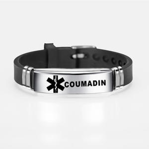 Gelang Peringatan Medis yang Dapat Disesuaikan dan Dipersonalisasi untuk Diabetes, Penyakit Darah Tinggi, Kesadaran Darurat, Gelang ID untuk Pria Wanita Anak-anak - Product Image 3