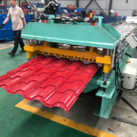 Machine Automatique de Fabrication de Tuiles de Toit Métalliques Glaçées à Couche Simple
