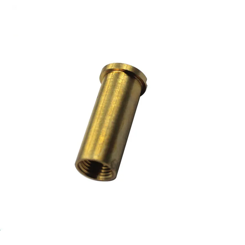 cnc lathe machining Special turned part brass spline bushing