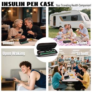 OEM Injection <b>Pen</b> Storage Case for Reusable Injection <b>Pens</b> Needles and <b>Refills</b> | Portable Medical Storage Organizer - Product Image 6