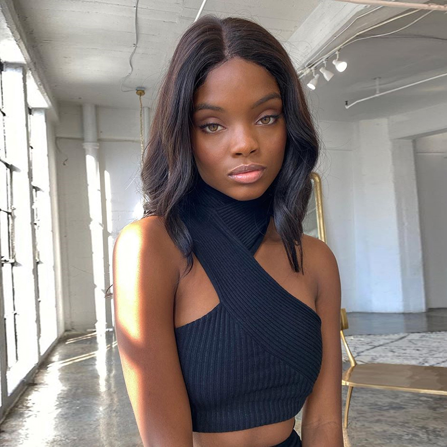 Новые поступления 2021, однотонные трикотажные конические женские майки Kliou K20B09493 на одно плечо