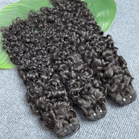 Lots de Cheveux Humains Bouclés Birmans en Gros, 100% Cheveux Vietnamiens Bruts de Qualité Supérieure, Cuticules Alignées, Lots de Cheveux Indiens Bruts