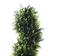 Vente en gros de feuilles artificielles de grande taille populaires bonsaï arbre topiaire de pin en spirale de grande taille pour la décoration intérieure et extérieure