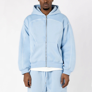 Custom Logo Cropped Jacket <strong>Hoodie</strong> Men High Quality Zip <strong>Hoodie</strong> <strong>Couples</strong> Colorful Batik Fleeced Boxy Casual Tracksuit - Product Image 2