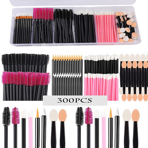 Kit de Aplicadores de Maquillaje Desechables con Varitas de Rímel, Pincel para Delineador de Labios, Pinzas para el Cabello, <span class=keywords><strong>Paleta</strong></span> de Mezclas - Product Image 2