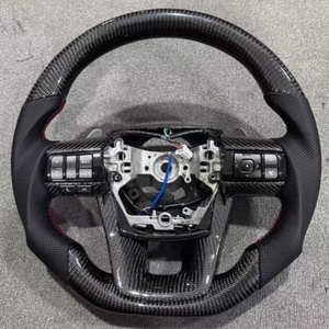 Volant en fibre de carbone pour <span class=keywords><strong>Toyota</strong></span> LC76 LC70 Fortuner Vigo Hilux Land Prado Fortuner 4 Runner Hilux Fortuner Real - Product Image 1