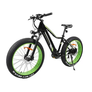 Kinoway, высокое качество, низкая цена, 36 В, 500 Вт, 1000 Вт, горный электровелосипед, 26 дюймов, 21 скорость, электрический велосипед с толстыми шинами