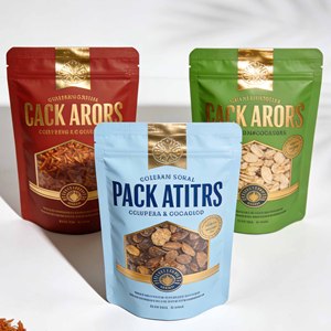 Bolsa Personalizada con Impresión a Todo Color CMYK, Logotipo y Diseño Personalizados en Alta Definición para Snacks de Marca, Cierre con Cremallera - Product Image 4