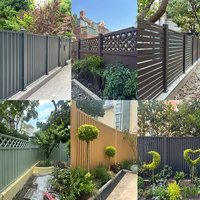 Puerta de Jardín Moderna de Aluminio para Villa, Eléctrica, con Control Remoto, Resistente a la Intemperie, Tamaño Personalizado, Libre de Óxido