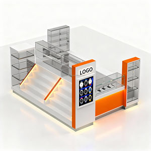 Vetrina con <span class=keywords><strong>Display</strong></span> orologio rotante con serratura e luce personalizzata per negozio di gioielli Interior Design in legno vetrina per orologi - Product Image 6