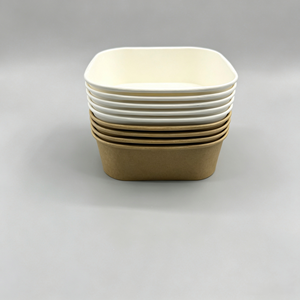 Disposable Food Grade <b>Paper</b> <b>Bowl</b> Single&Double Side PE Coated Oil‑Proof Custom Size Weight for Takeaway Food Bulk Supply - Product Image 4