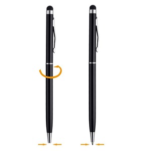 2 en 1 capacitiva Stylus bolígrafo <span class=keywords><strong>Pen</strong></span> <span class=keywords><strong>para</strong></span> iPad iPhone Samsung HTC Kindle <span class=keywords><strong>tablet</strong></span> todo dispositivo capacitivo de pantalla táctil - Product Image 1