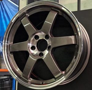 ล้ออัลลอยด์อะลูมิเนียมแบบฟอร์จใหม่สั่งทำพิเศษ ขนาด 18 นิ้ว 10/5 รู 5x120/5x114.3 25 มม. 30 มม. 100 มม. สำหรับ E46/E90/M3/F80/F82/F82 <span class=keywords><strong>Te37</strong></span> สีดำ - Product Image 2