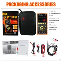 Osiloskop Multimeter Generator Sinyal Genggam VICTOR 152S 3 in 1, 50MHz Dual Channel, Layar Warna 3.2 inci, Penyimpanan Bentuk Gelombang