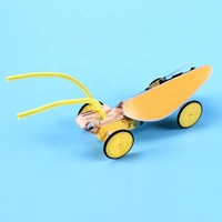 Robot jouet électrique en bois pour enfants, modèle fait à la main, expérimentation scientifique, jouets d'animaux, entraînement de capacité pratique