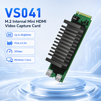 Tarjeta de Captura de Video Interna M.2 4K*60Hz HDMI 2.0 PCIe 2.0 X4 YUY2 con Salida en Bucle para PC Linux, Transmisión y Grabación