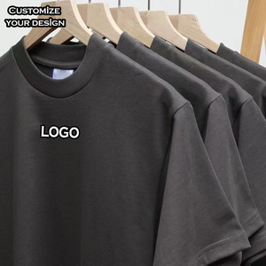 High Quality Custom Printing Logo Oversized Drop 100%Cotton T-Shirt Men Streetwear Heavy Weight with Pattern <strong>Long</strong> <strong>Tshirt</strong> - Product Image 3