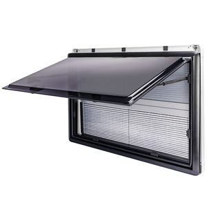 Fenêtre d'angle droite en acrylique avec moustiquaire pour camping-car et <span class=keywords><strong>caravane</strong></span> - Product Image 2