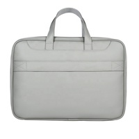 Sac de transport portable en cuir PU pour ordinateur portable 13.3 14 15.6, sacoche professionnelle pour Chromebook, idéal pour les étudiants