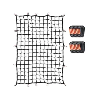 Heavy duty car rear mesh surplus cargo net rubber or latex