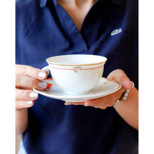 Juego de Té Richard Ginori en Forma de Nube para Seis Personas, Vajilla Decorada con Iris - Product Image 3